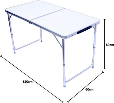 Складний багатофункціональний кемпінговий стіл 120 x 60 см GOODS+GADGETS