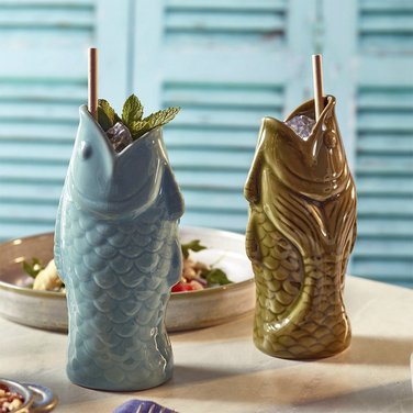 Стакан Тики 380 мл, Green Fish, GenWare