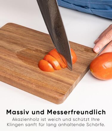 Набір з 6 дерев’яних сніданкових дощечок із акації Deco haus