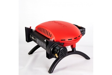 КОМПЛЕКТ Портативный переносной газовый гриль O-GRILL 500, красный+шланг в подарок! Код: 011676