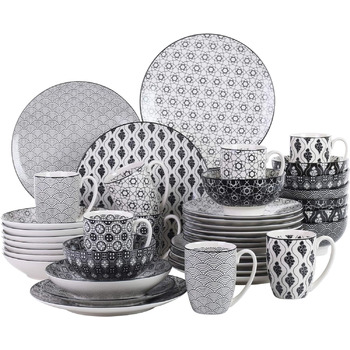 размер: набор посуды из 40 предметов
