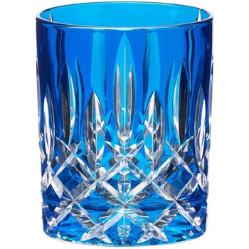 Кольорові келихи для віскі в індивідуальній упаковці, чашка для віскі з кришталевого скла, 295 мл, (темно-синій)