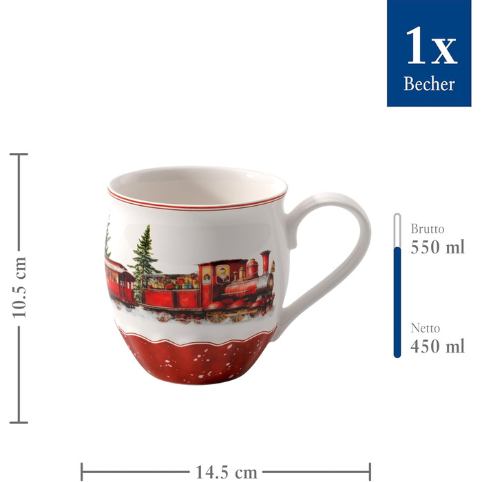 Різдвяний кухоль 0,38 л Annual Christmas Edition 2025 Villeroy & Boch