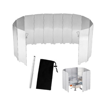 Складаний алюмінієвий вітровий екран для кемпінгових плит Anlising