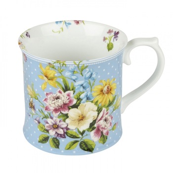 Кухоль для чаю Katie Alice ENGLISH GARDEN Blue, фарфор, 400 мл