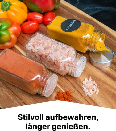 Підставка для спецій дворівнева з 12 баночками, чорна Deco haus