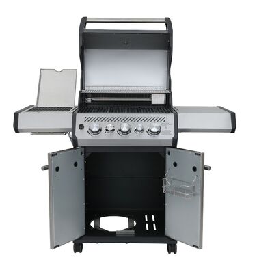 Газовый гриль SANTOS S-318 Black, с боковой и задней горелкой, черный 900273 Код: 010952