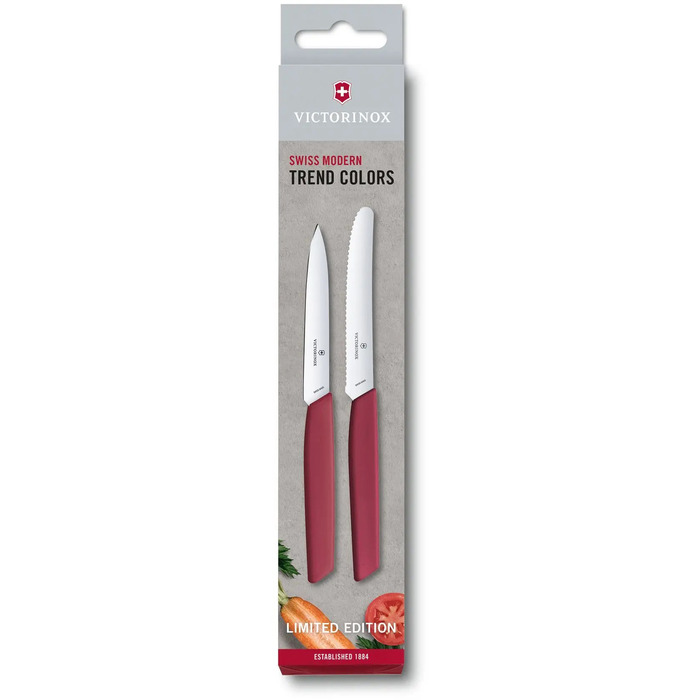 Кухонный гарнитур Swiss Modern Paring Set 2шт с Июнь. рукоятки (2 ножа) в подарок. упаковывать. (огр. изд. 2022 г.)