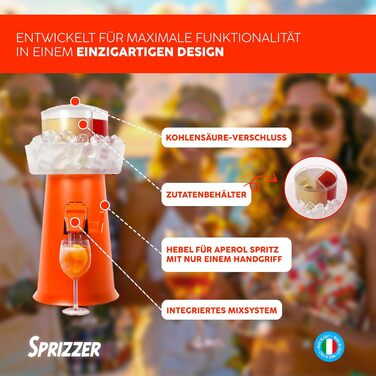 Диспенсер и миксер для приготовления коктейлей со льдом 3 л Sprizzer