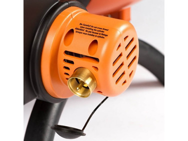 КОМПЛЕКТ Портативный переносной газовый гриль O-GRILL 500, серебро+шланг в подарок! Код: 013369