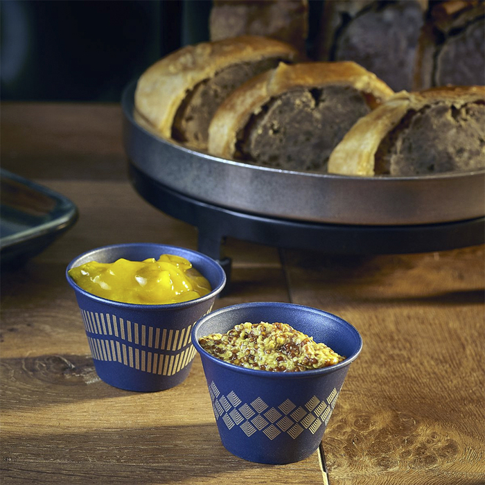 Соусник металевий 71 мл, Metallic Blue Lined, GenWare