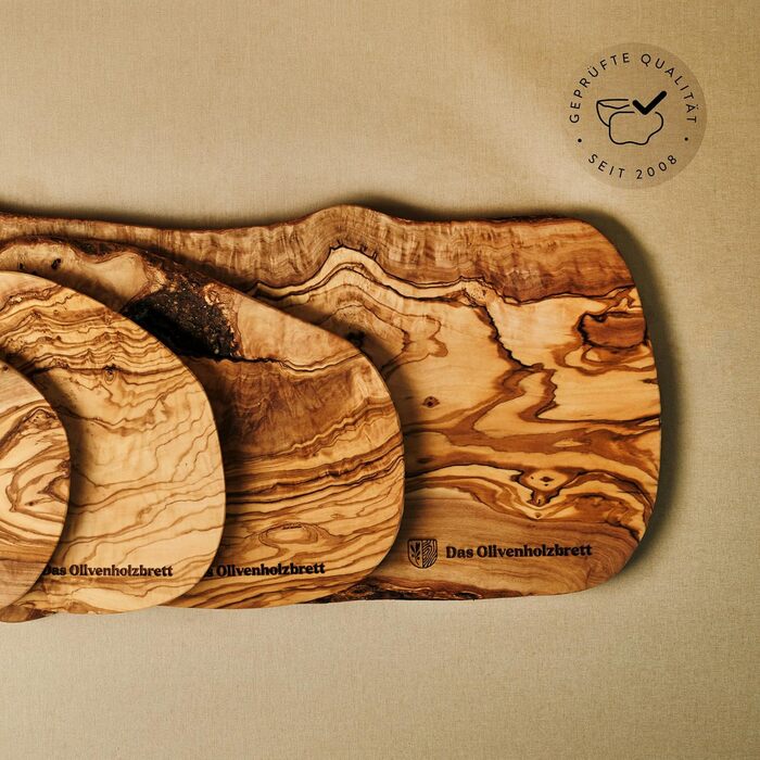 Дошка обробна з оливкового дерева 40 х 30 см das Olivenholzbrett