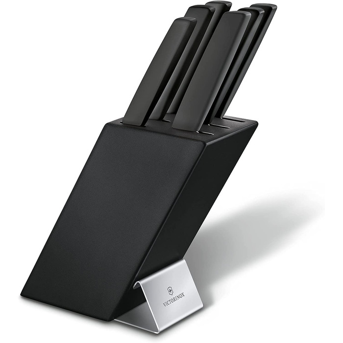 Набір кухонних ножів з дерев'яний блок для зберігання 7 предметів Victorinox