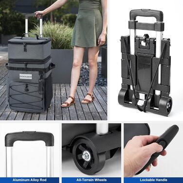 Термосумка на колесах на 72 банка Odoland