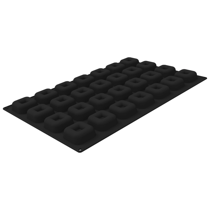 SQ090 Форма силіконова 600x400 мм Square savarin 68 x 68 h 26 мм (28 шт.)