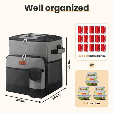 Термосумка для кемпінгу 33 л Yaninkle