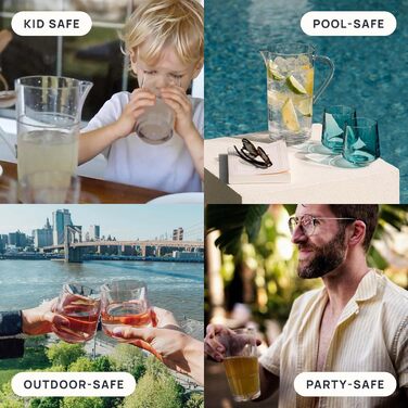 Набор стаканов для пива 4 шт 625 мл Drinique