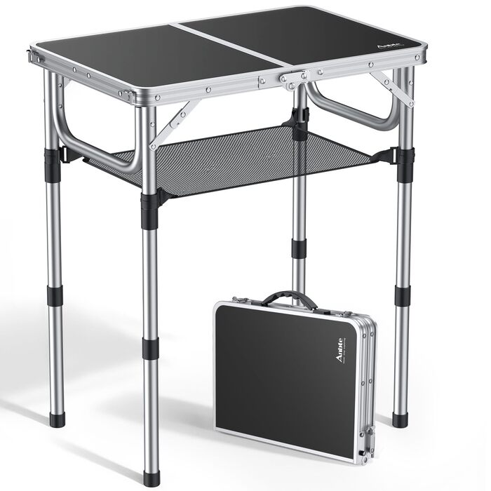 Сложный серый кемпинговый столик Anbte