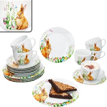 Кавовий набір 18 предметів у весняному стилі MamboCat