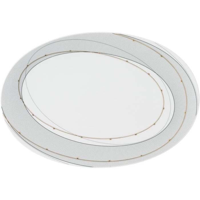 Тарелка сервировочная овальная 38 x 26 см TAC Glitch Rosenthal