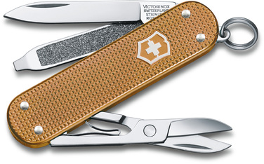 Ніж швейцарський 5 функцій, 58 мм, Victorinox Classic SD Alox Colors Wet Sand