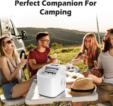 Ледогенератор 9 кубиков за 6 минут белый FOOING