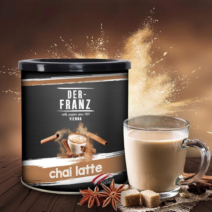 Растворимый напиток Chai Latte, 2 банки по 500 г Der-Franz