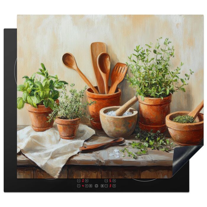 Керамическая крышка для защиты индукционной варочной поверхности 60 х 52 см KitchenYeah