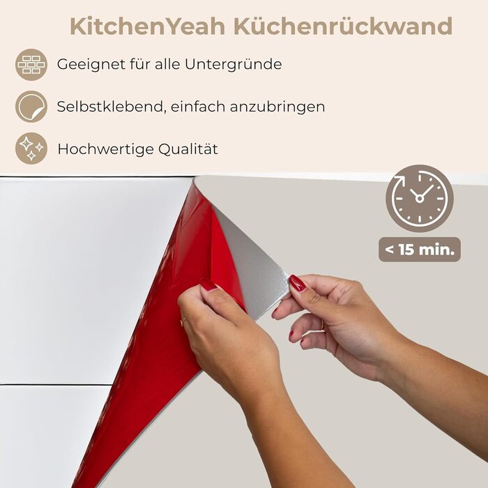 Кухонний самоклеючий фартух 250 х 60 см KitchenYeah