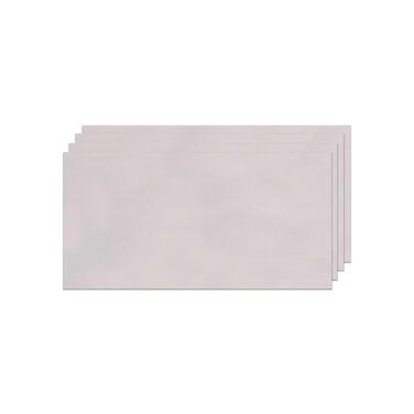 Стінові панелі IZODEKOR під мармур 60x120 см Панель для кухонного фартуха ПВХ-облицювання стін для кухні, ванної кімнати Бризкозахисний екран для кухні Водонепроникний та термостійкий (4 панелі, колір лебединий білий)