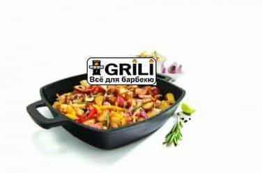 Чавунна сковорода-гриль 24 см. Broil King 91658 Код: 003350