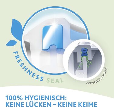 Набір контейнерів для зберігання продуктів EMSA Clip & Close, прямокутні, 5 x 0,8 л, коробки для зберігання, 100 герметичні, придатні для миття в посудомийній машині, морозильної камери та мікрохвильової печі, прозорі, сині, зроблені в Німеччині, N10307 (