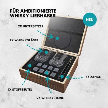 Подарунковий набір для віскі 15 предметів polar-effekt