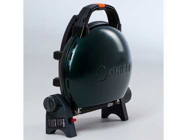 КОМПЛЕКТ Портативний переносний газовий гриль O-GRILL 500, зелений + шланг в подарунок! Код: 013367