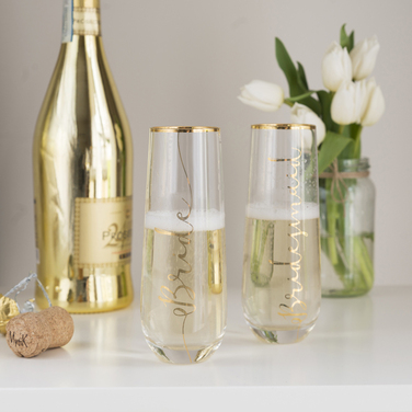 Склянка для шампанського CreativeTops Bride Wedding Belles, 300 мл