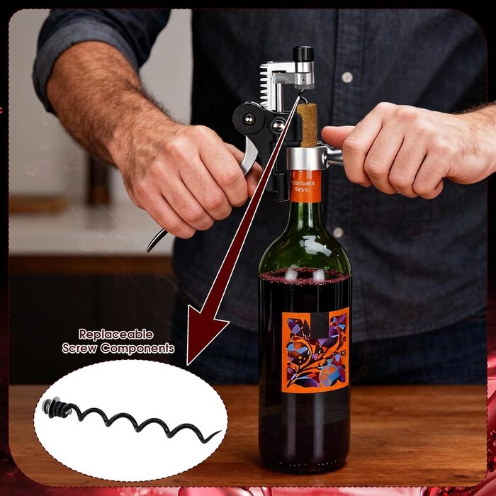 Преміум набір для вина 5 предметів Raxfekro