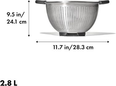 Друшляк з нержавіючої сталі 2,8 л OXO
