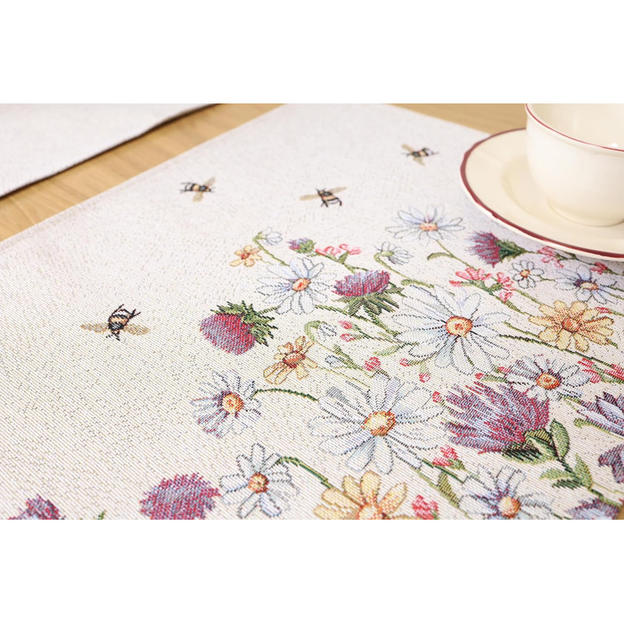 Килимки для серветок набір з 6 шт 35 x 45 см textile idea