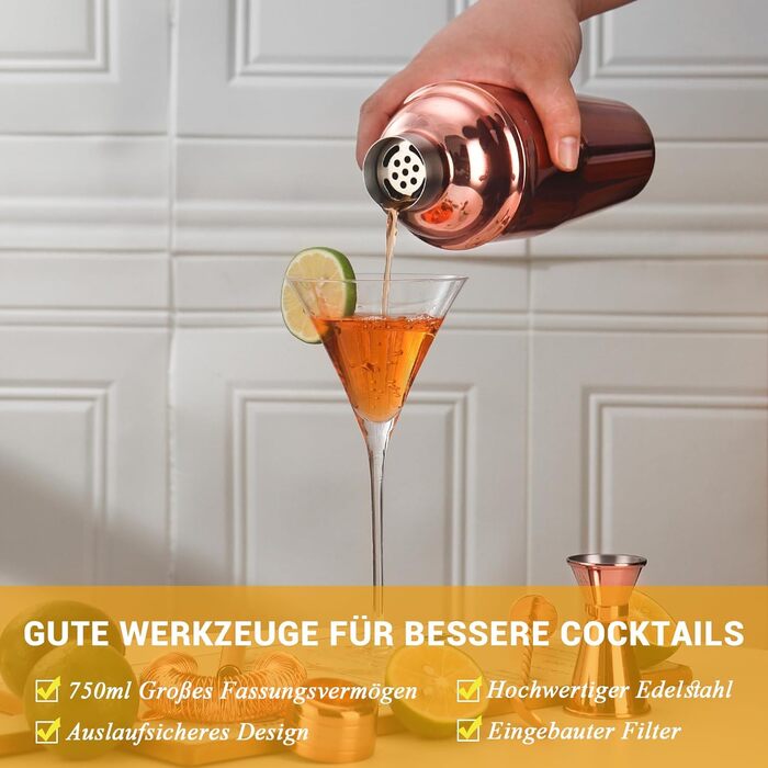 Набор для коктейлей премиум 12 предметов Lebarstor